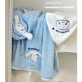 thumbnail image 4 of Sanrio Cinnamoroll-toalla de baño de secado rápido para mujer, toalla absorbente para el hogar, envoltura bonita, envoltura usable, 4 of 7