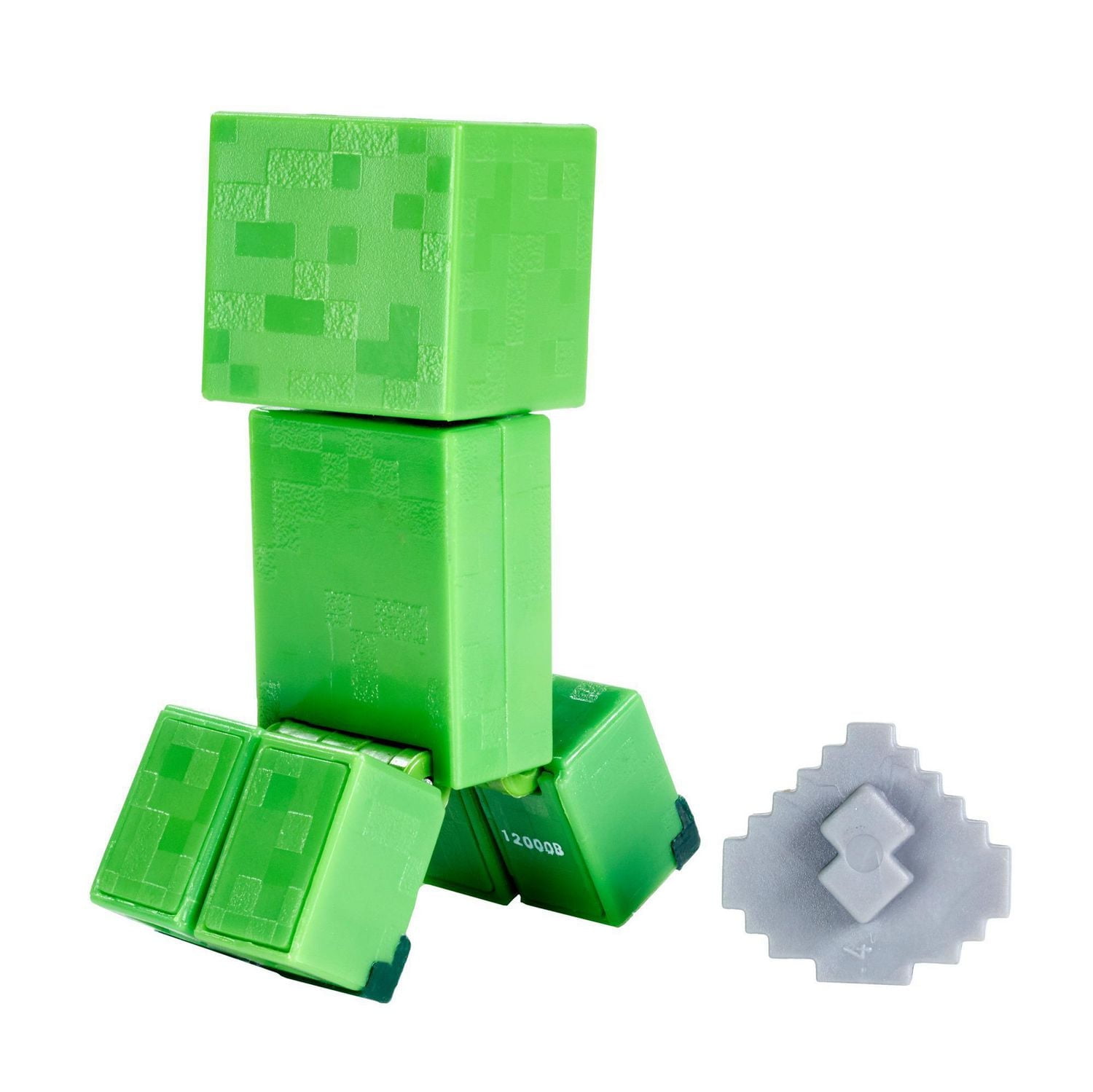 Figurine Création de Biomes Creeper Minecraft, personnages pixelisés authentiques inspirés du jeu vidéo Âges 6+