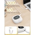 thumbnail image 3 of Reloj despertador Roxicosly con vibración, inalámbrico, USB, recargable, 3 of 7