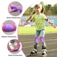 thumbnail image 4 of BOSONER Basic Kids Protective Gear: Kids Knee Pads and Elbow Pads with Wrist Guards Set for 3-15 Years - Design for Roller Skates, Cycling, BMX Bike, Skateboard, Inline Skating, Scooter Riding Sports, 4 of 7
