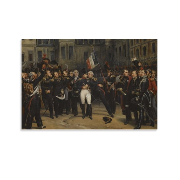 Napoleon Medieval Painting Canvas Wall Art Prints Poster Gifts Photo Picture Painting Posters Room Decor Home Decorative 20x30inch(50x75cm)