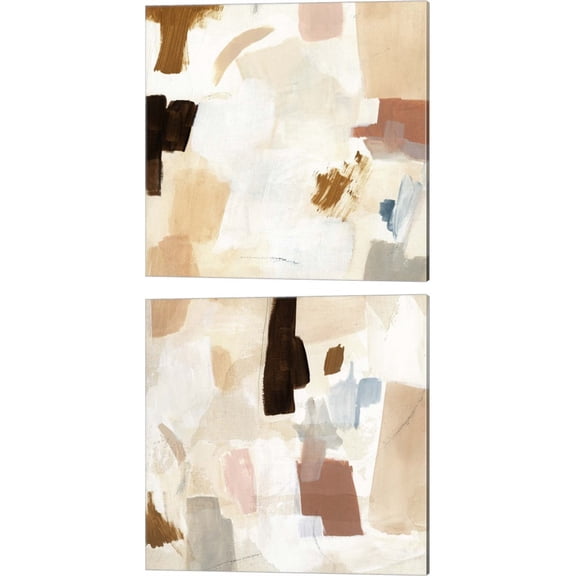 Great Art Now Sprung by Victoria Barnes 2 Piece Canvas Art Set Each 14W x 14H