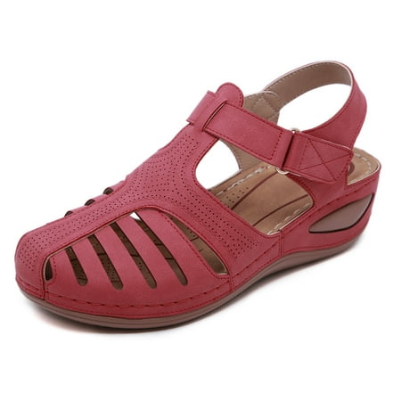

Women Sandals Vintage Wedge Sandals Buckle Casual Sewing Women Shoes Female Ladies Platform Retro Sandalias