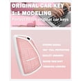 thumbnail image 3 of Key Fob Cover Compatible with Chevrolet Silverado 1500 Traverse Equinox GMC Sierra 1500 Buick Envision 2025‑2026 Key Case Shell with Keychain,1, 3 of 9