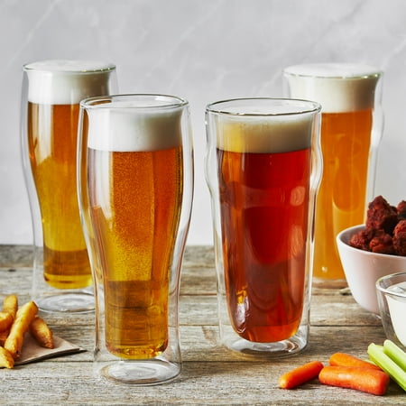 ZWILLING - Sorrento 4-pc Double-Wall Pint & Pilsner Glass Set - N/A