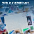 thumbnail image 4 of MMOBIEL Stamp Tweezers 2-Pack Stainless Steel Flat Tip 4.5in, 4 of 5