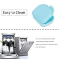 thumbnail image 4 of Dental Mouthguard Container Orthodontic Retainer Case with Vent Holes, Denture Holder Box Clear Aligner Case Slim for Household|Travel|Office - Bluish - Light & Easy to Carry, 4 of 5