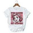 thumbnail image 7 of Even Baddies Get Saddies T-Shirt, Retro Crying Girl Pop Art White Tee for Stylish and Emotional Women, 7 of 7