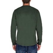 BC Clothing Men’s Fleece Lined Relaxed Fit Crew Sweatshirt (Green, Small)