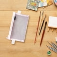 thumbnail image 4 of Fiudx Estuche de Malla para Lápices, Organizador Transparente con Cremallera, Bolsa Ligera para Papelería, Accesorio de Viaje Multifuncional, Ideal para Oficina y Escuela, Un Regalo Ideal, Disponible, 4 of 6