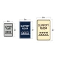 thumbnail image 5 of Portrait Round Slippery Floor Sign (Brushed Gold) - Large, 5 of 7