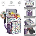 thumbnail image 5 of Travel Cooler Bag - White Cartoon Dinosaurs Stars Pattern Camping Beer Cooler Backpack with Bottle Opener- Waterproof Insulated Picnic Backpacks - Cooler Bag for Beach, 5 of 6