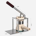 thumbnail image 6 of Esquirla Sausage Filler Machine Tabletop Handheld Accessories Chicken Sausage Stuffer, 6 of 8
