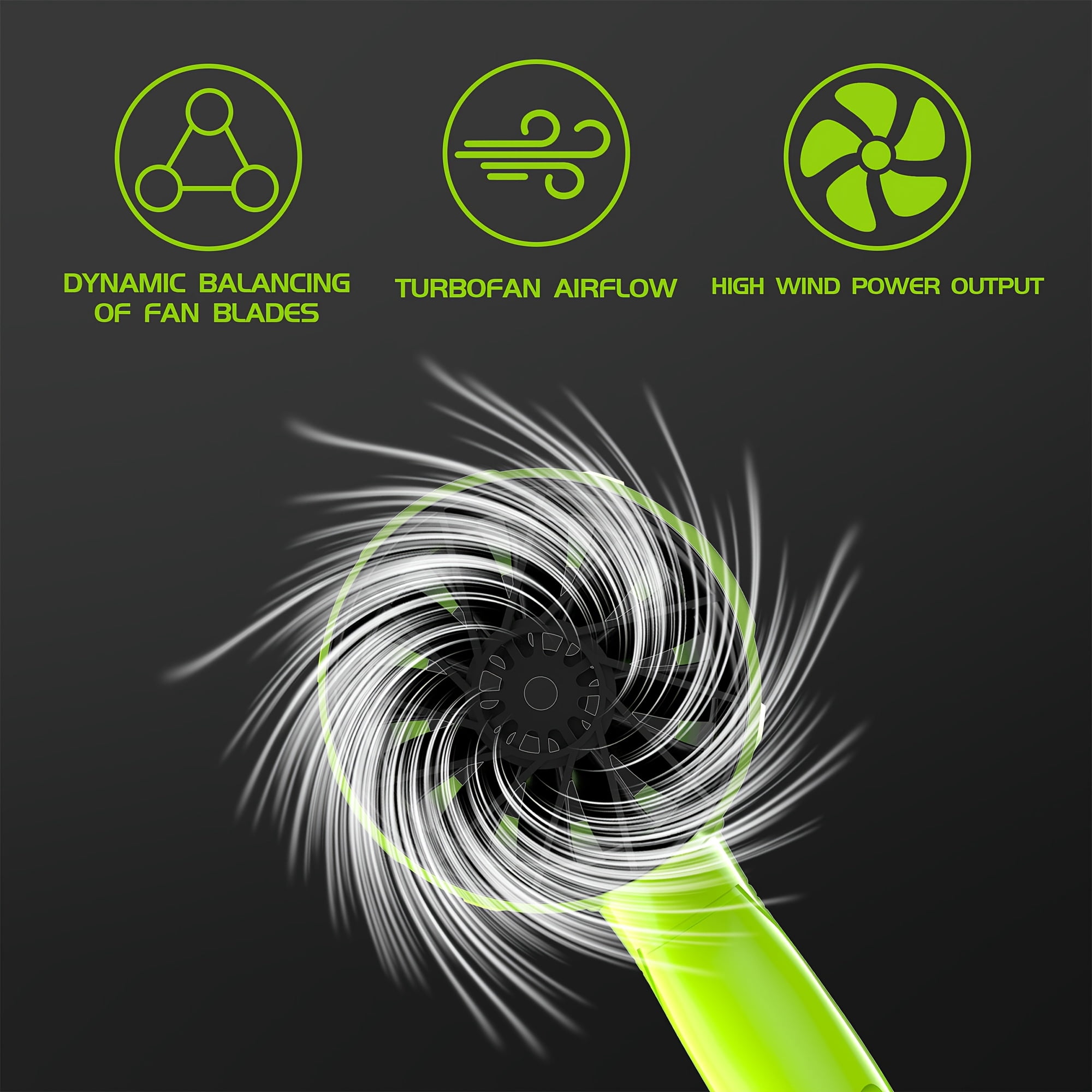 DGB 21V Multi-Purpose Cordless Blower, Portable Electric Handheld Blower for Home, Car & Outdoor Use, Compact Battery-Powered Blower for Leaves, Dust & Small Debris