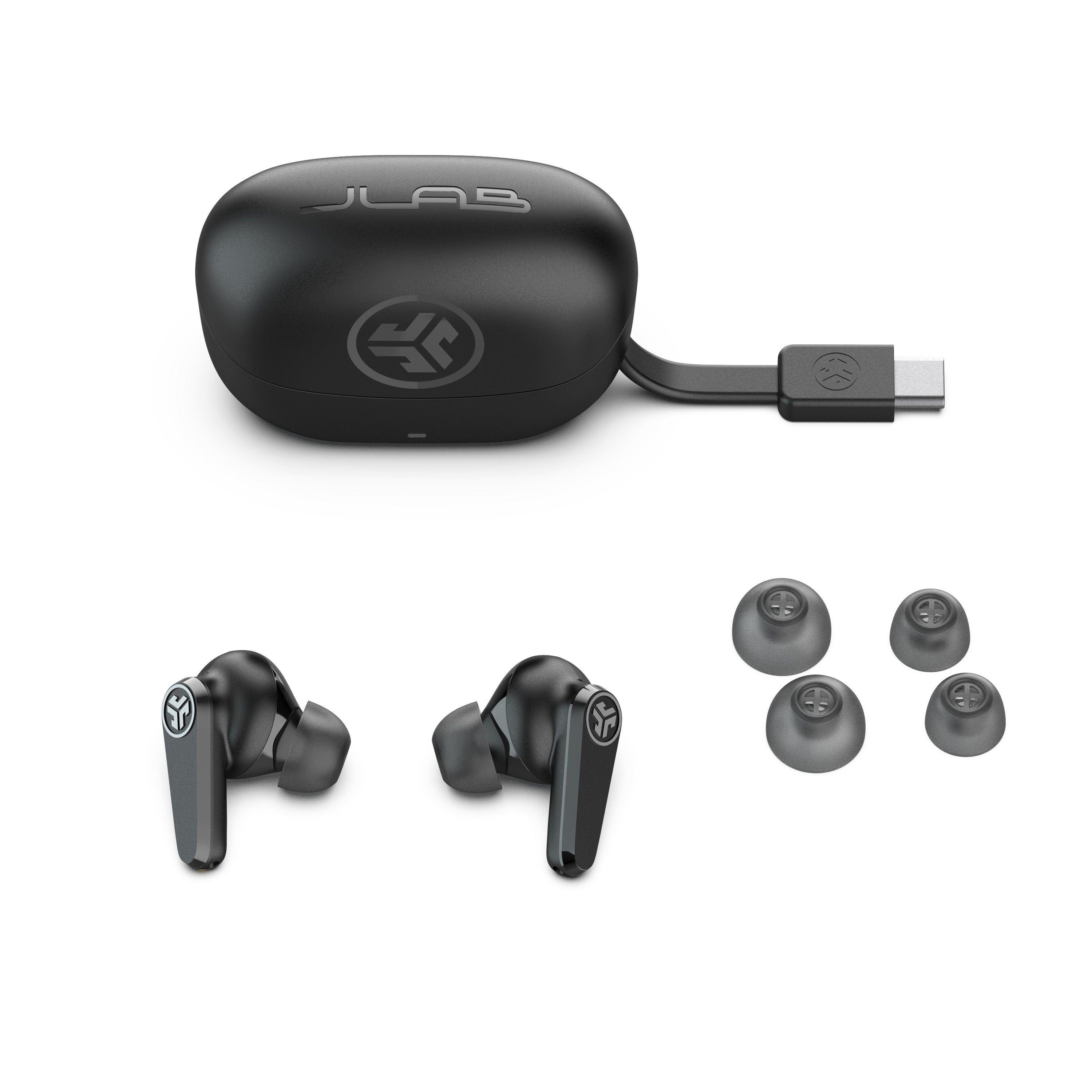 JLab GO Pods ANC True Wireless Earbuds, Black photo 6