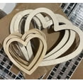 thumbnail image 5 of Unfinished Wood Heart Border Silhouette 4" / 1/2", 5 of 5