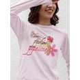 thumbnail image 2 of Pipeline Waveflower Mermaid Floral - Women's Long Sleeve, 2 of 4