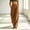 Coffee, variant on Women Linen Blend Cargo Pants Sevevn Button Pleated High Waist Wide Leg Trousers With Multi Cargo Pockets, Multiple Solid Color Options For Vacation And Casual Daily Outfits