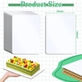 thumbnail image 2 of Tablas para Pastel Rectangulares Blancas Cuarto de Hoja Ciyufavo, 2 of 7