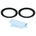 thumbnail image 1 of Unique Bargains 77mm-95mm Step Up Ring with Cleaning Cloth, 2 Pack Camera Lens Filter Adapter Ring, Black, 1 of 6