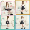 thumbnail image 2 of Lanola Age 3-10 Girls 100% Cotton Ruffle Socks, Cute Soft Breathable Frilly Dress Socks for Girls, 2 of 6