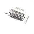 thumbnail image 4 of VONKY 10 Pieces Fishing Feeder Cage Portable Professional Anti-lost Anti-rust Replacement Bait Container Feeders Fish Tools Large, 4 of 9
