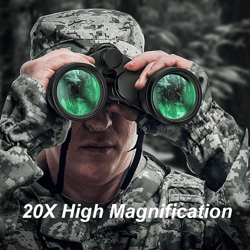 Powerful Telescope 20X50 Professional Binoculars Low Light Outdoor Long Range Waterproof Military Hunting Camping Equipment