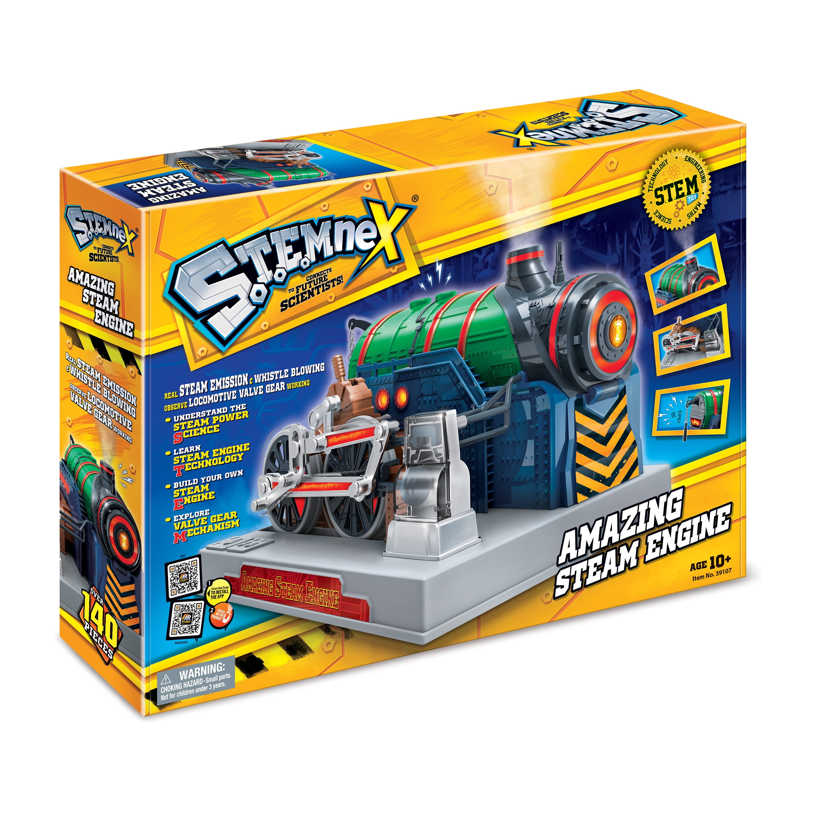 Stemnex Amazing Steam Engine STEM Building Set, Model 39107