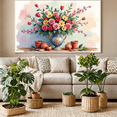 thumbnail image 4 of Flower Arrangement Backdrop Banner for Event Decoration Wedding Photography Studio Floral Display Photo Booth Background Scenic Art Show Booth, 4 of 4