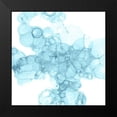 thumbnail image 2 of Wilson, Kelsey 12x12 Black Modern Framed Museum Art Print Titled - Bubble Square aqua III, 2 of 5