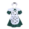 thumbnail image 1 of Bonito disfraz de sirvienta Lolita para Halloween, Cosplay para niños, calabaza, Anime, estampado de murciélago, fantasma verde, Festival, ropa para niñas, Vestido de fiesta Gao Jinjia LED, 1 of 2