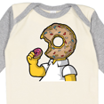 thumbnail image 4 of Inktastic I Like Donuts Boys or Girls Long Sleeve Baby Bodysuit, 4 of 5