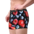 thumbnail image 3 of Bingfone Variety Of Fruits And Berries Men's Underwear - Casual Stretch Boxer Briefs-X-Large, 3 of 7