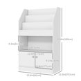 thumbnail image 3 of Qaba Organisateur de Rangement pour Jouets, Étagère pour Chambre d'Enfant, Garderie, Blanc, 3 of 9