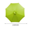 thumbnail image 3 of Patio Umbrella Replacement Canopy for 8 Ribs, DELESYS Table Market Yard Umbrella Replacement Top Cover, 2.3m, 3 of 5