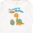 thumbnail image 3 of Inktastic I'm Gonna Be a Big Brother Dino Toddler Hoodie, 3 of 4