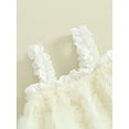 thumbnail image 5 of Bagilaanoe Toddler Baby Girl Party Dress Flowers Sleeveless A-line Princess Dresses 6M 12M 18M 24M 3T 4T Kids Tulle Swing Sundress, 5 of 9