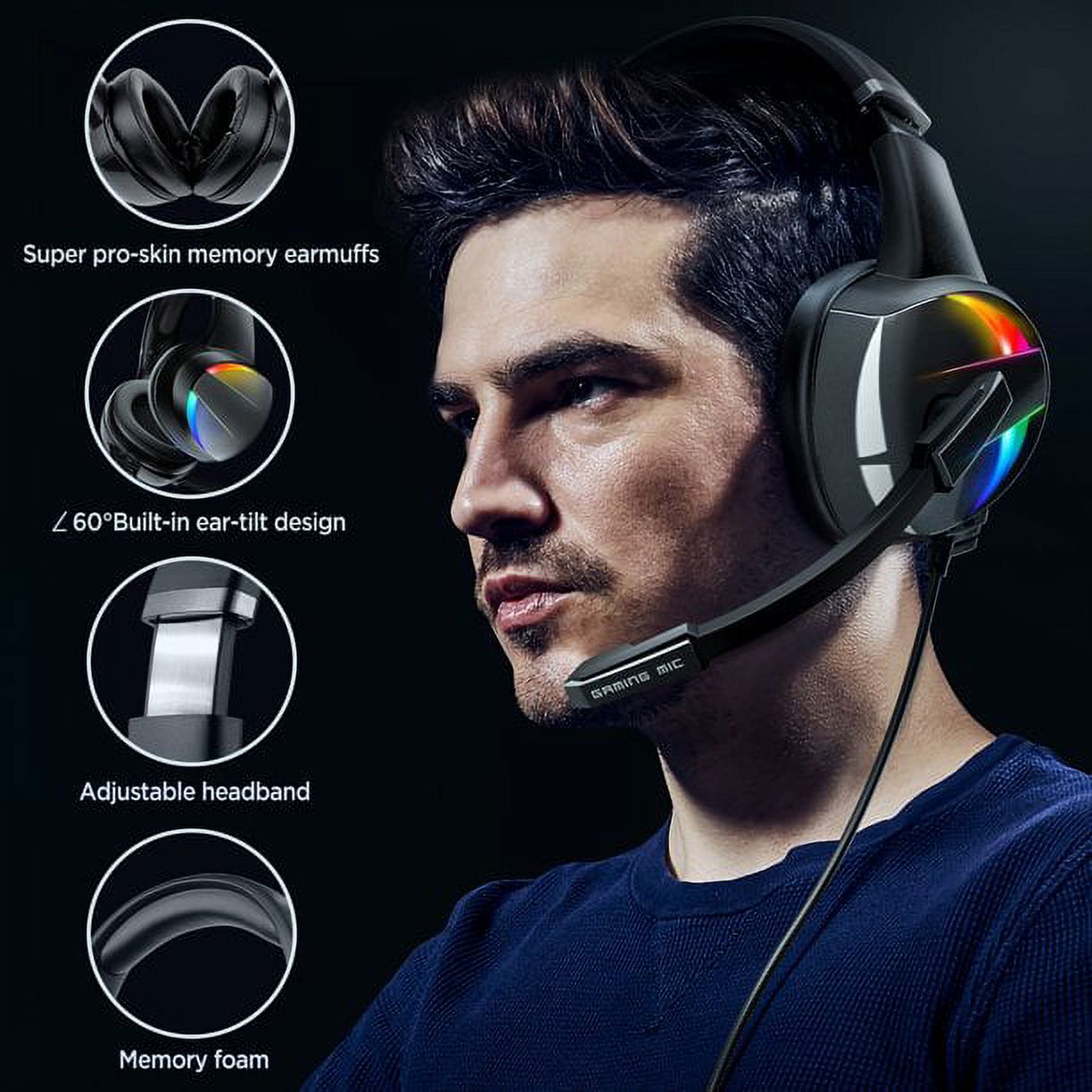 Beexcellent Gaming Headset for Multi-Platform photo 4