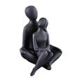 thumbnail image 1 of Couple Figurine Ceramic Lovers Sculpture for Centerpiece Cabinet Home Decor C, 1 of 8