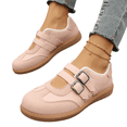 thumbnail image 2 of Mary Jane Ballet Sneakers for Women Fashion Retro Casual Sneakers Cute Tennis Shoes with Elastic Strap Non Slip Lightweight Comfortable Women's Ballet Flats for Dress Jeans, 43, 2 of 9