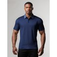 thumbnail image 3 of Men Quick Dry Short Sleeve Golf Polo Shirts Breathable Athletic Collared Work Casual Polo T-Shirts, 3 of 8