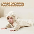 Newborn Baby Bear Onesie Outfit Suit FoldOver Mittens Footies Girls