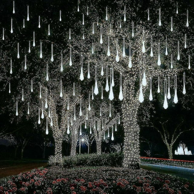 Lluvia de meteoritos Luces navideñas Luz exterior Decoración navideña