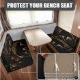 thumbnail image 4 of FOR U DESIGNS Bear Mountain Geometric Print RV Dinette Cushion Covers Wear-Resistan Camper Cushion Slipcover Elastic 2 Seat Sofa Chair Covers 1 Backrest Cover 1 Bench Cover and 1 Pillowcase, 4 of 8