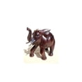 thumbnail image 1 of D-ART COLLECTION, INC Teak/ Mahogany Elephant Statue LARGE, 1 of 1
