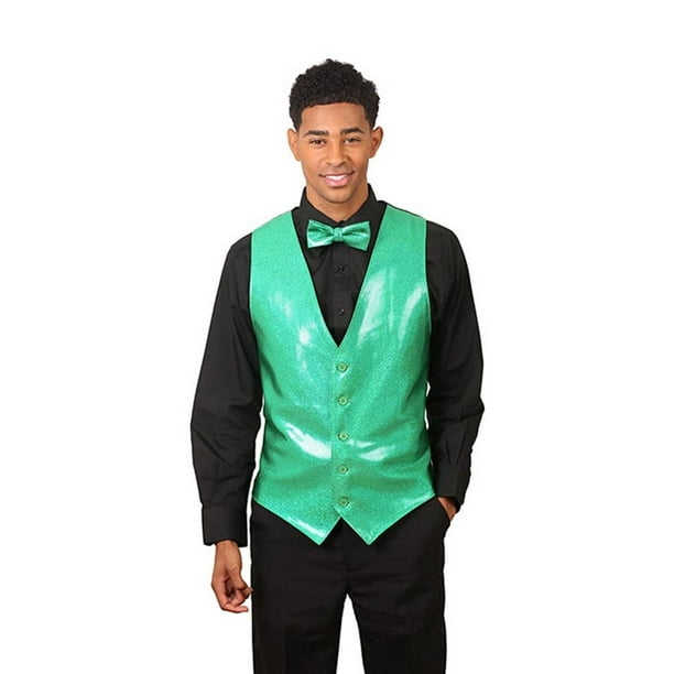 Men's Emerald Green Sparkling Vest