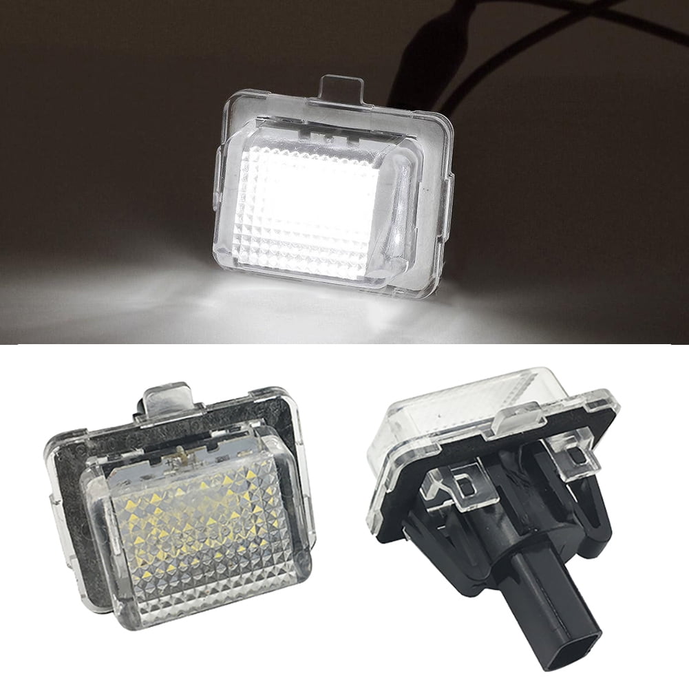 1 Pair DIY 6500K Car LED Number License Plate Light for Benz TAPDRA Spare Part