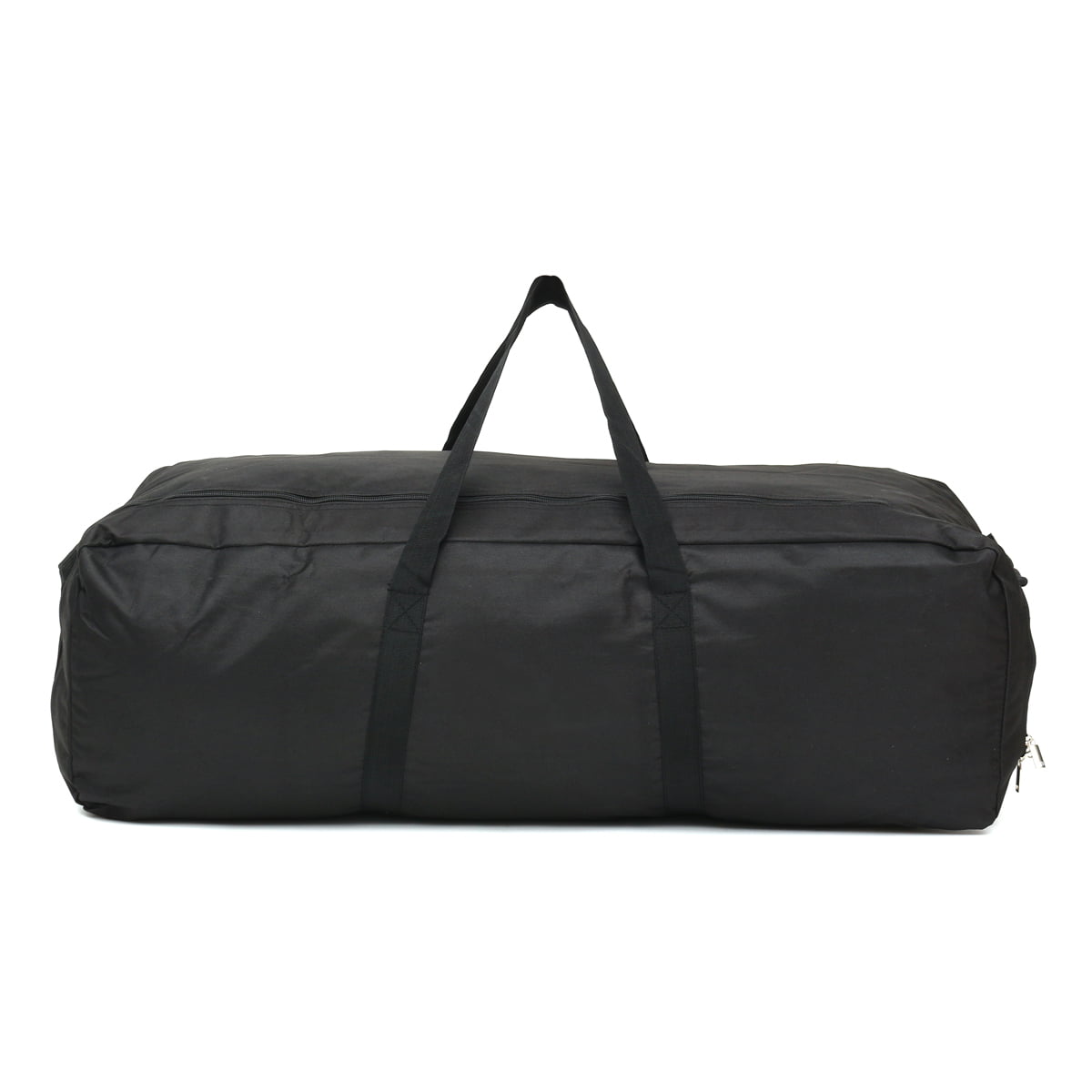 Saalising Oxford Cloth Short Travel Bag Male Travel Bag Womens Large-Capacity Travel Bag Simple Striped Bag Water-Proof Bag Color : Black