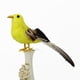 thumbnail image 1 of Nvzi 1 pieza de pájaros artificiales de 10,6 pulgadas, loro realista con modelo de decoración de loro con plumas realistas para manualidades de decoración, estilo de estación amarilla, 1 of 4