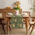 thumbnail image 3 of Easter Bunny Table Runner 90 Inches Long for Kitchen Dining, Spring Yellow Flowers Country Plants Green Dresser Scarf Farmhouse, Dining Table Decorations for Wedding/Parties, 13 x 90 In, 3 of 8